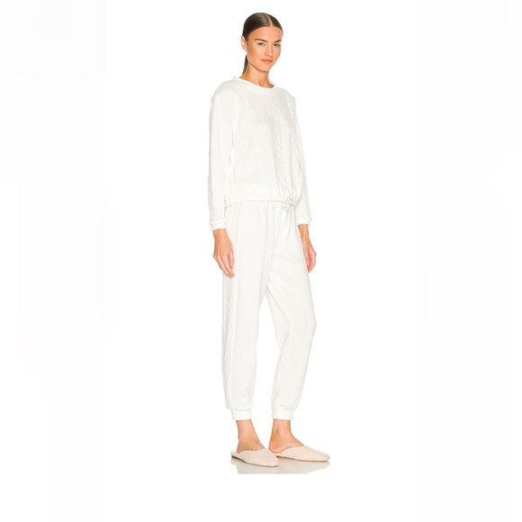 Splendid Ellie Cable Knit Set Ivory - Picture 2 of 3